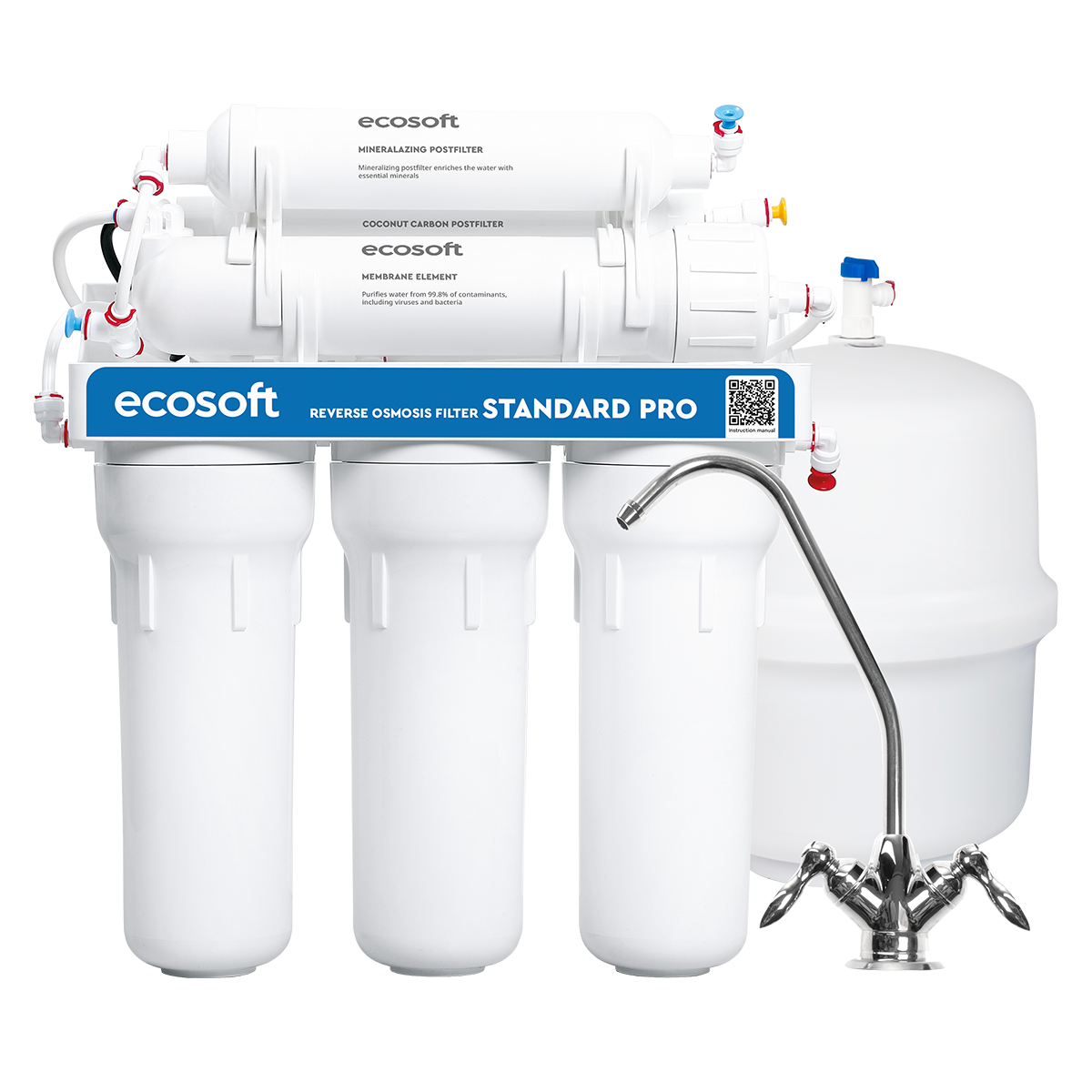 Фильтр обратного осмоса Ecosoft Standard 6-50M с минерализатором