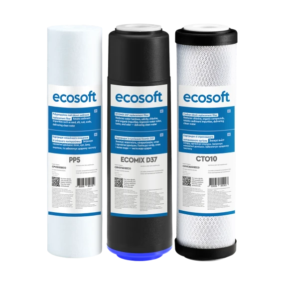 Комплект картриджей Ecosoft для тройных фильтров — изображение 2